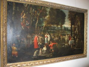 Dorpsfeest door Agostino Carracci